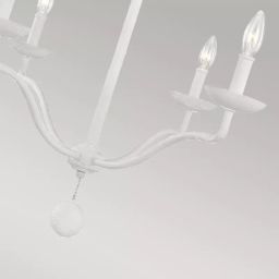 Elstead Lighting Annie lampa wisząca 4x40 W teksturowana biel FE-ANNIE4-PSW