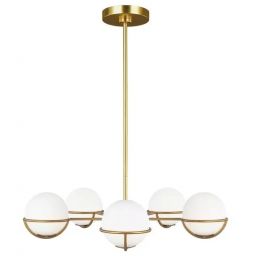 Elstead Lighting Apollo lampa wisząca 5x3 W oksydowany mosiądz FE-APOLLO5-BB