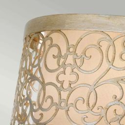 Elstead Lighting Arabesque plafon 2x40 W srebrna patyna FE-ARABESQUE-F