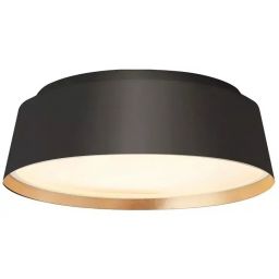 Elstead Lighting Asher plafon 3x40 W czarny-złoty FE-ASHER-3F-MB