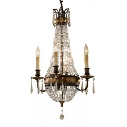 Elstead Lighting Bellini lampa wisząca 4x60 W brązowa FE-BELLINI4