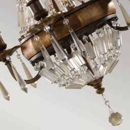 Elstead Lighting Bellini lampa wisząca 4x60 W brązowa FE-BELLINI4