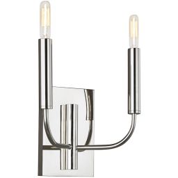 Elstead Lighting Brianna kinkiet 2x60 W nikiel polerowany FE-BRIANNA2-PN