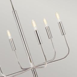 Elstead Lighting Brianna lampa wisząca 6x60 W nikiel polerowany FE-BRIANNA6-PN