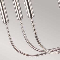 Elstead Lighting Brianna lampa wisząca 9x60 W nikiel polerowany FE-BRIANNA9-PN