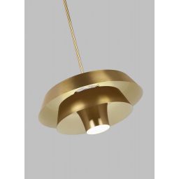 Elstead Lighting Brisbin lampa wisząca 1x60 W mosiądz oksydowany FE-BRISBIN-BB