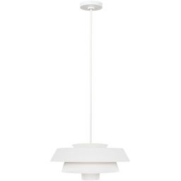 Elstead Lighting Brisbin lampa wisząca 1x60 W biały mat FE-BRISBIN-MW
