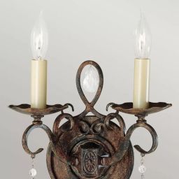 Elstead Lighting Chateau kinkiet 2x60 W brązowy FE-CHATEAU2