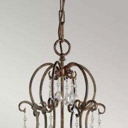 Elstead Lighting Chateau lampa wisząca 6x60 W brązowa FE-CHATEAU6