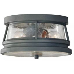 Elstead Lighting Chelsea Harbor plafon zewnętrzny 2x60 W szara FE-CHELSEAHBR-F