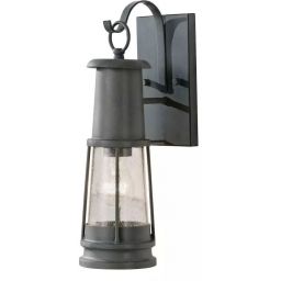 Elstead Lighting Chelsea Harbor kinkiet zewnętrzny 1x60 W szary FE-CHELSEAHBR2