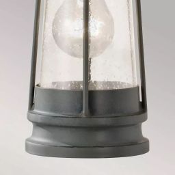 Elstead Lighting Chelsea Harbor kinkiet zewnętrzny 1x60 W szary FE-CHELSEAHBR2