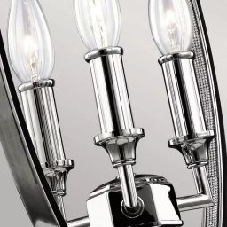 Elstead Lighting Corinne lampa wisząca 3x60 W nikiel FE-CORINNE-3P-M