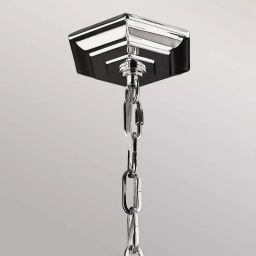 Elstead Lighting Corinne lampa wisząca 6x60 W nikiel FE-CORINNE-6P-L
