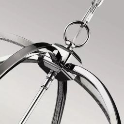 Elstead Lighting Corinne lampa wisząca 6x60 W nikiel FE-CORINNE-6P-L