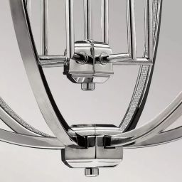 Elstead Lighting Corinne lampa wisząca 6x60 W nikiel FE-CORINNE-6P-L