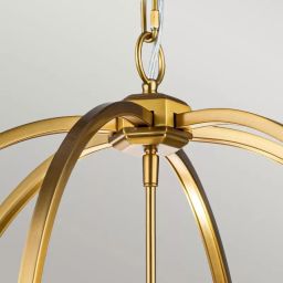 Elstead Lighting Corinne lampa wisząca 6x60 W mosiądz FE-CORINNE-6P-L-BB