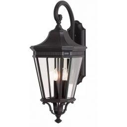 Elstead Lighting Cotswold Lane kinkiet zewnętrzny 1x60 W czarny FE-COTSLN2-L-BK