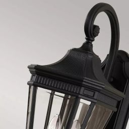 Elstead Lighting Cotswold Lane kinkiet zewnętrzny 2x60 W czarny FE-COTSLN2-M-BK