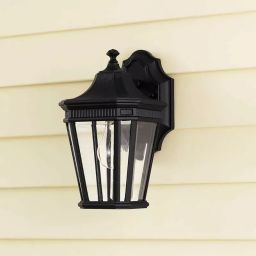 Elstead Lighting Cotswold Lane kinkiet zewnętrzny 1x60 W czarny FE-COTSLN2-S-BK