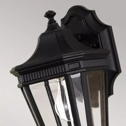 Elstead Lighting Cotswold Lane kinkiet zewnętrzny 1x60 W czarny FE-COTSLN2-S-BK