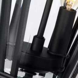 Elstead Lighting Cotswold Lane lampa stojąca zewnętrzna 2x60 W czarna FE-COTSLN3-M-BK