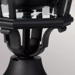 Elstead Lighting Cotswold Lane lampa stojąca zewnętrzna 2x60 W czarna FE-COTSLN3-M-BK