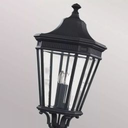 Elstead Lighting Cotswold Lane lampa stojąca zewnętrzna 3x60 W czarna FE-COTSLN5-L-BK