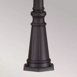 Elstead Lighting Cotswold Lane lampa stojąca zewnętrzna 3x60 W czarna FE-COTSLN5-L-BK