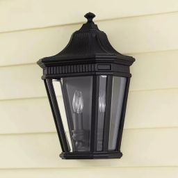 Elstead Lighting Cotswold Lane lampa stojąca zewnętrzna 2x60 W czarna FE-COTSLN7-BK