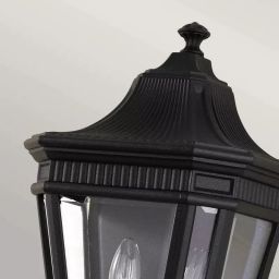 Elstead Lighting Cotswold Lane lampa stojąca zewnętrzna 2x60 W czarna FE-COTSLN7-BK