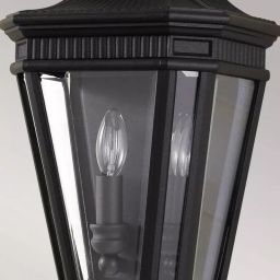 Elstead Lighting Cotswold Lane lampa stojąca zewnętrzna 2x60 W czarna FE-COTSLN7-BK