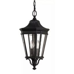 Elstead Lighting Cotswold Lane lampa wisząca zewnętrzna 2x60 W czarna FE-COTSLN8-M-BK