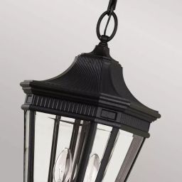 Elstead Lighting Cotswold Lane lampa wisząca zewnętrzna 2x60 W czarna FE-COTSLN8-M-BK