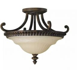 Elstead Lighting Drawing Room lampa podsufitowa 2x60 W orzech FE-DRAWING-ROOM-SFA