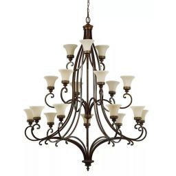 Elstead Lighting Drawing Room lampa wisząca 18x60 W orzech FE-DRAWING-ROOM18