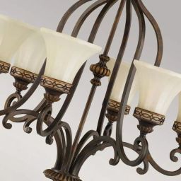 Elstead Lighting Drawing Room lampa wisząca 6x60 W orzech FE-DRAWING-ROOM6