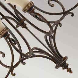 Elstead Lighting Drawing Room lampa wisząca 9x60 W orzech FE-DRAWING-ROOM9