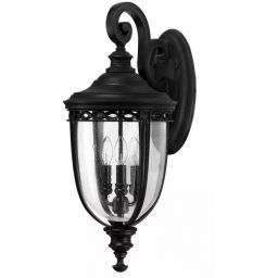 Elstead Lighting English Bridle kinkiet zewnętrzny 3x60 W czarny FE-EB2-L-BLK