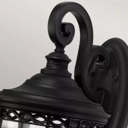 Elstead Lighting English Bridle kinkiet zewnętrzny 3x60 W czarny FE-EB2-L-BLK
