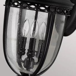 Elstead Lighting English Bridle kinkiet zewnętrzny 3x60 W czarny FE-EB2-L-BLK