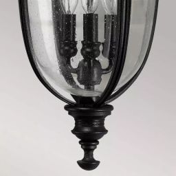 Elstead Lighting English Bridle kinkiet zewnętrzny 3x60 W czarny FE-EB2-L-BLK