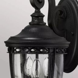 Elstead Lighting English Bridle kinkiet zewnętrzny 3x60 W czarny FE-EB2-M-BLK