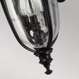 Elstead Lighting English Bridle kinkiet zewnętrzny 3x60 W czarny FE-EB2-M-BLK