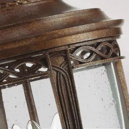 Elstead Lighting English Bridle lampa stojąca zewnętrzna 3x60 W brązowa FE-EB3-L-BRB