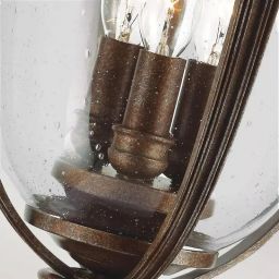 Elstead Lighting English Bridle lampa stojąca zewnętrzna 3x60 W brązowa FE-EB3-L-BRB