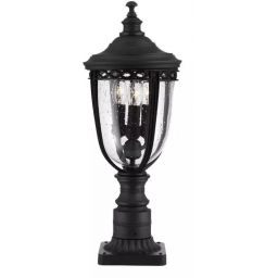 Elstead Lighting English Bridle lampa stojąca zewnętrzna 3x60 W czarna FE-EB3-M-BLK