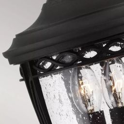 Elstead Lighting English Bridle lampa stojąca zewnętrzna 3x60 W czarna FE-EB3-M-BLK