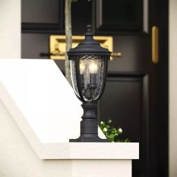 Elstead Lighting English Bridle lampa stojąca zewnętrzna 3x60 W czarna FE-EB3-M-BLK