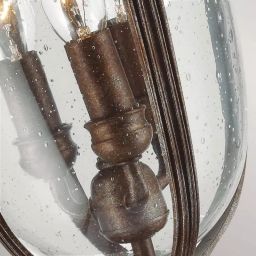 Elstead Lighting English Bridle lampa stojąca zewnętrzna 3x60 W brązowa FE-EB3-M-BRB